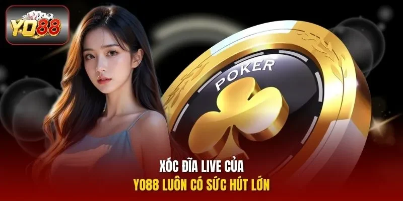 Xóc đĩa live của yo88 luôn có sức hút lớn